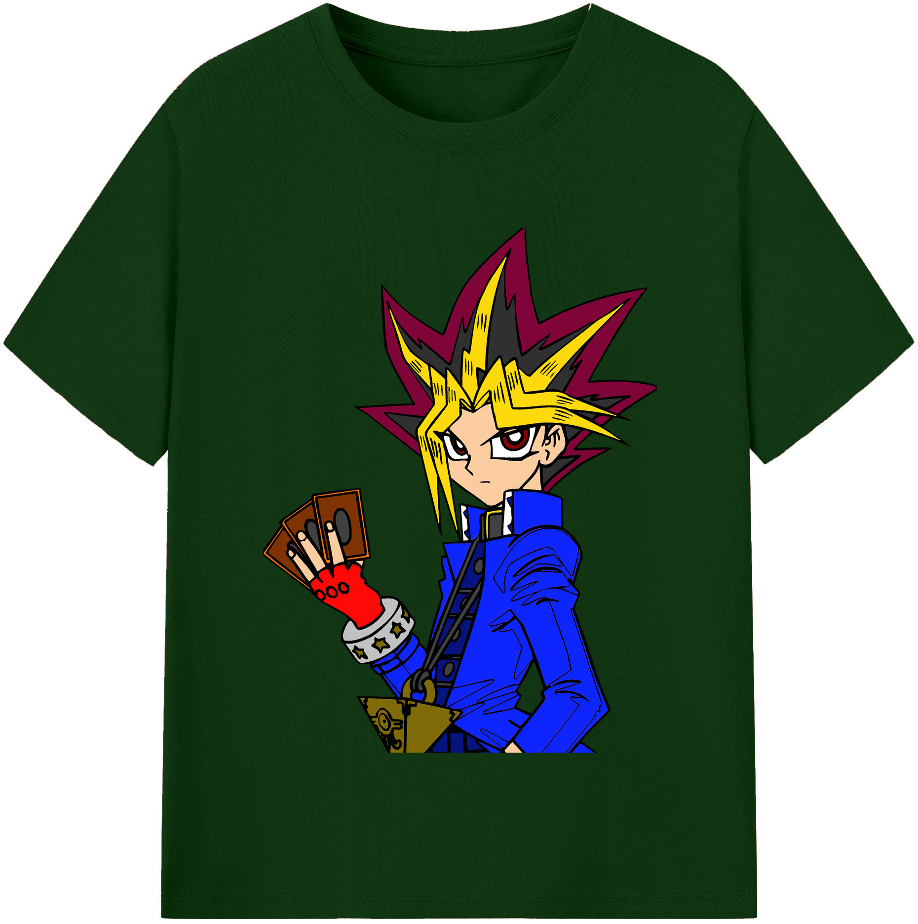 （画像用） 遊☆戯☆王 Yu-Gi-Oh! 綿100％半袖Tシャツ（フロントプリント）